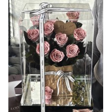 Mother's Day Gift - "Love Wanderlust" Eternal Rose Floral Arrangement