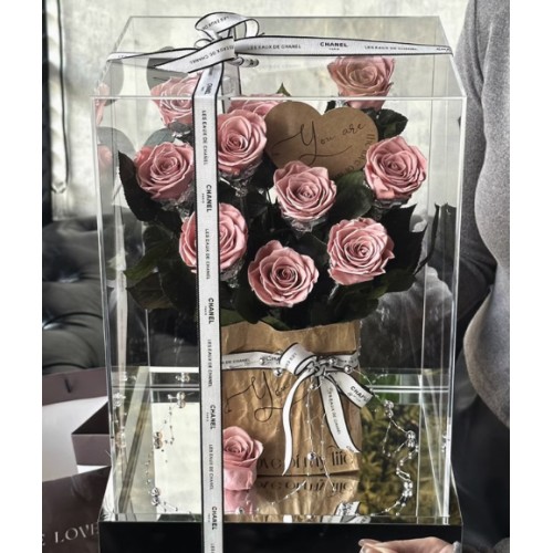 Mother's Day Gift - "Love Wanderlust" Eternal Rose Floral Arrangement Mother's Day Gift - "Love Wanderlust" Eternal Rose Floral Arrangement